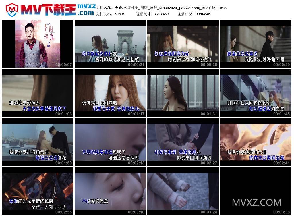 少峰-幸福时光_国语_流行_MB302020